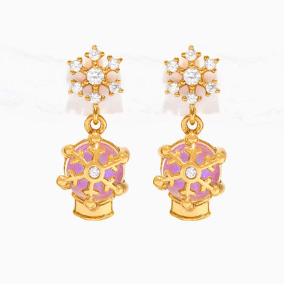 Snow Globe Dangle Earrings