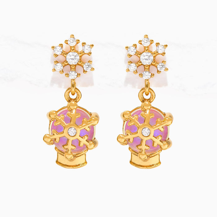 Snow Globe Dangle Earrings – Girls Crew