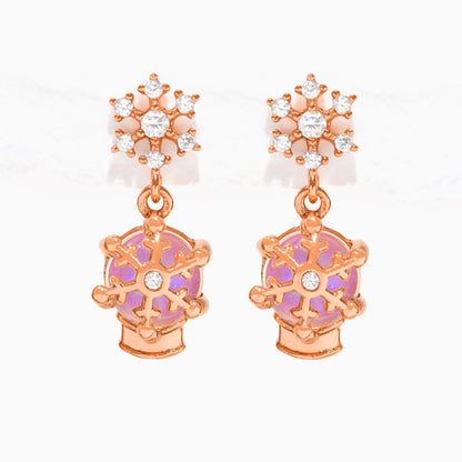 Snow Globe Dangle Earrings
