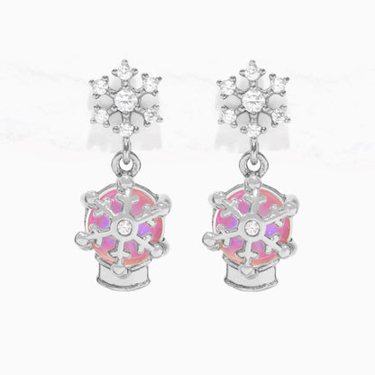 Snow Globe Dangle Earrings