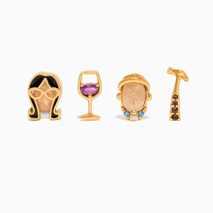 Bob's Burgers Linda & Teddy Stud Set
