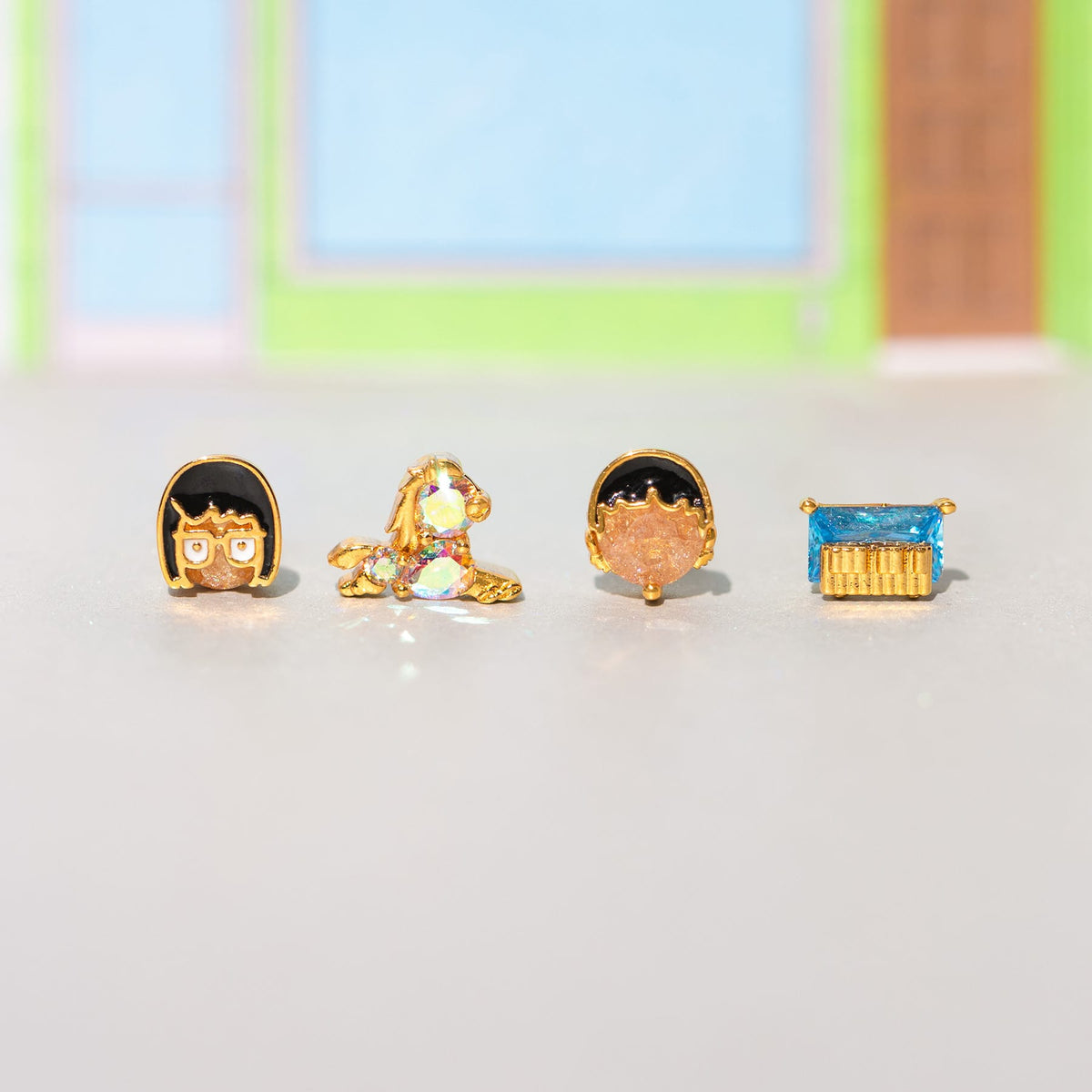 Bob's Burgers Gene & Tina Stud Set