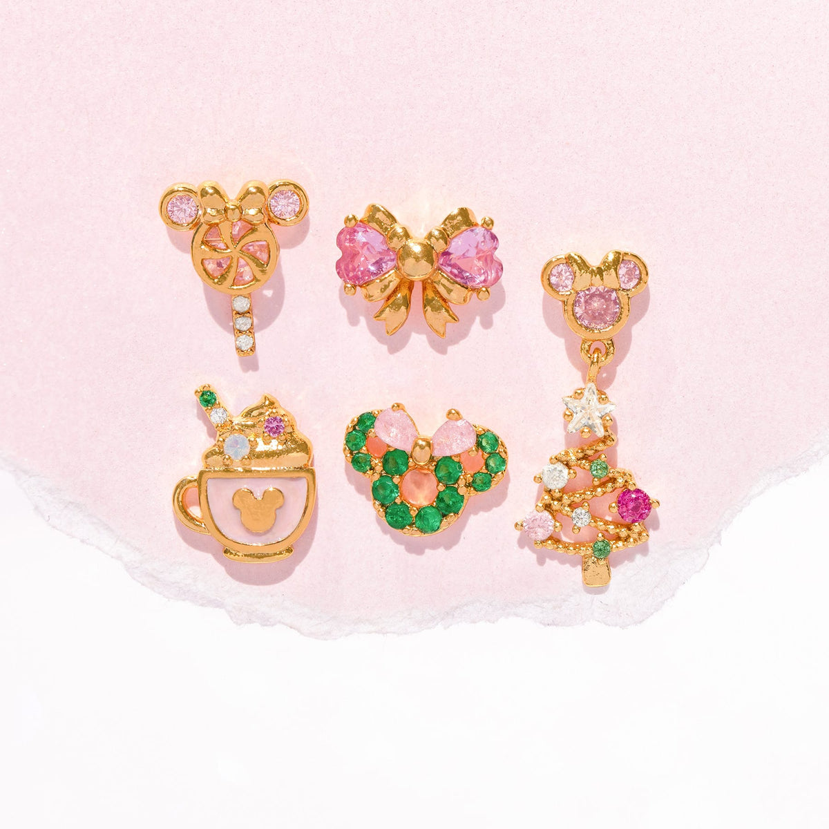 Disney Minnie’s Merry Wreath Studs