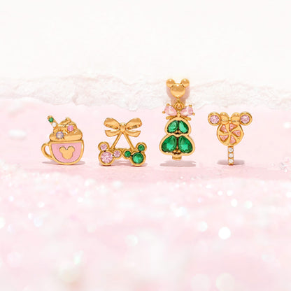 Disney Pink Wonderland Stud Set