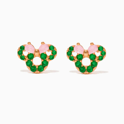 Disney Minnie’s Merry Wreath Studs
