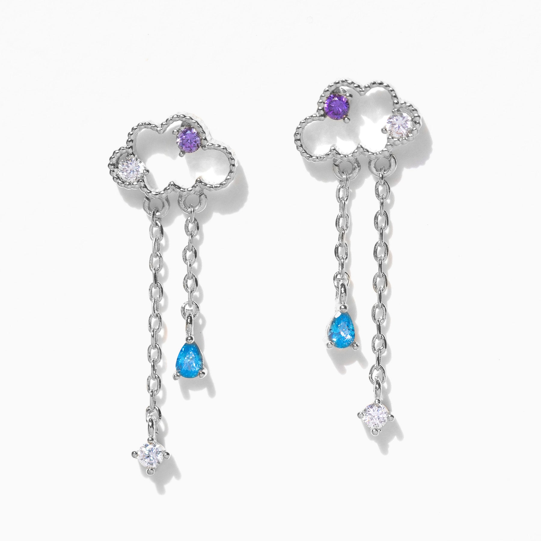 Reigning Clouds Dangle Earrings