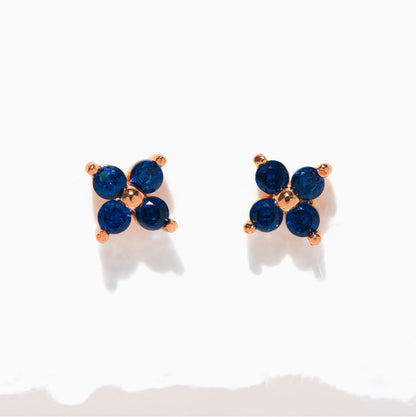 Teeny Tiny Sapphire Cluster Studs