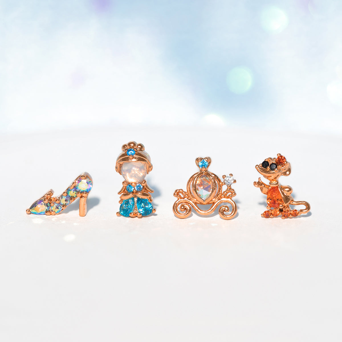 Disney Princess Cinderella Earring Set Girls Crew