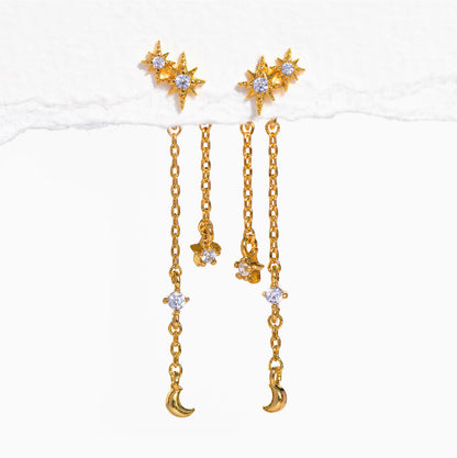 Starry Night Dangle Earrings