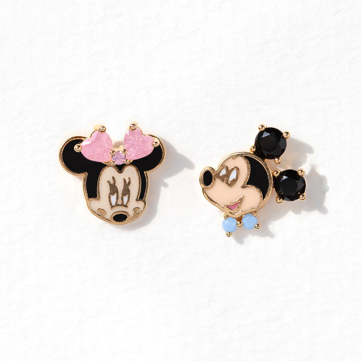 Disney Mickey Mouse & Minnie Mouse Studs