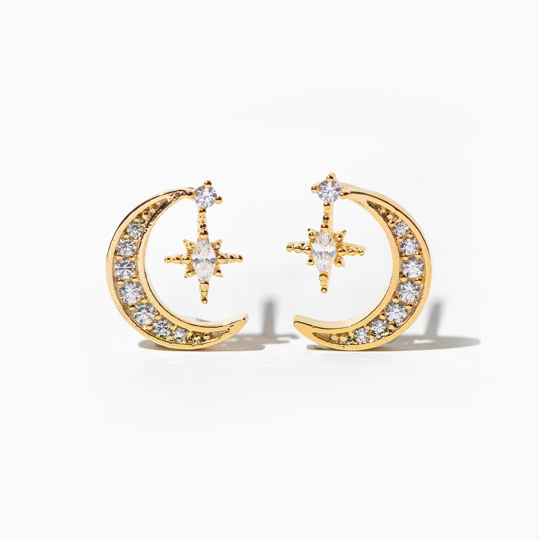 Stargazer Moon Earrings