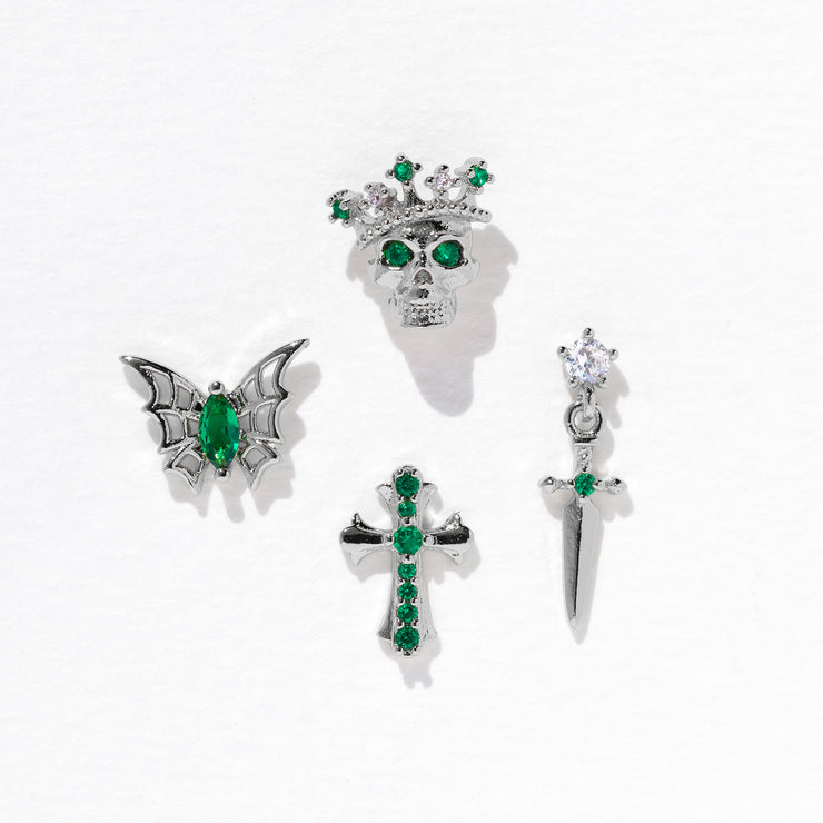 Emerald Enchantment Stud Set