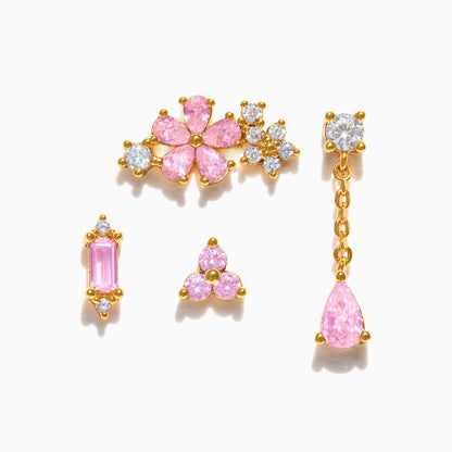 Call Me Rose Earring Set