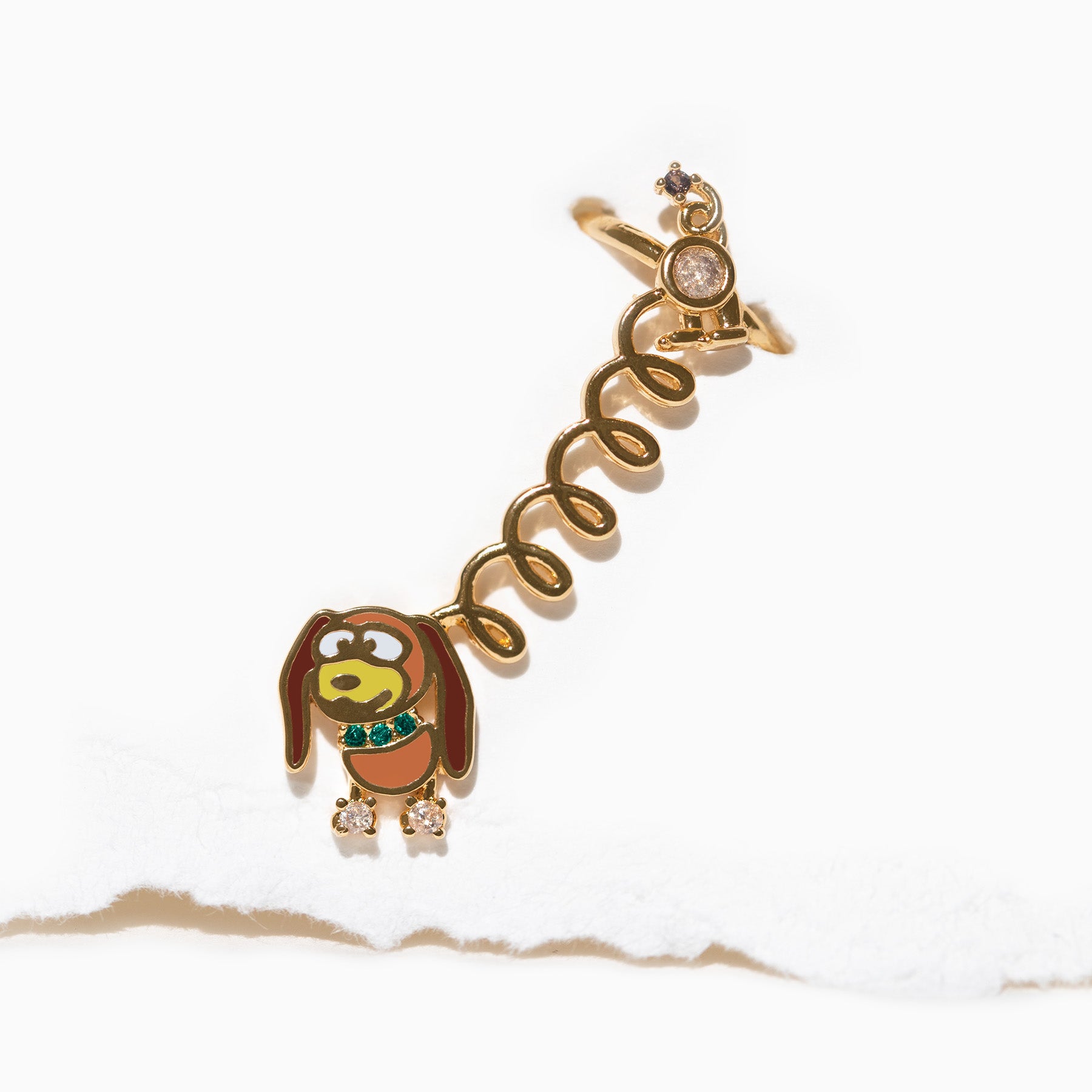 Pixar Toy Story Slinky Dog Stud + Ear Cuff
