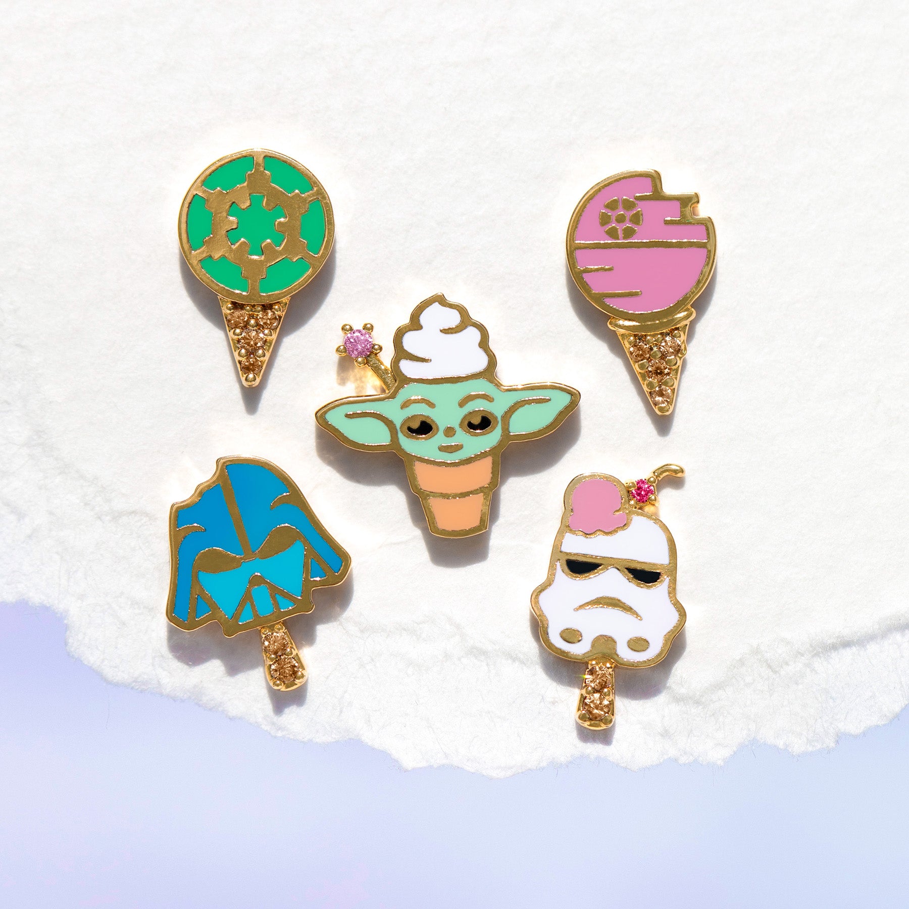 Star Wars™ Imperial Ice Cream Scoop Ball Back Stud
