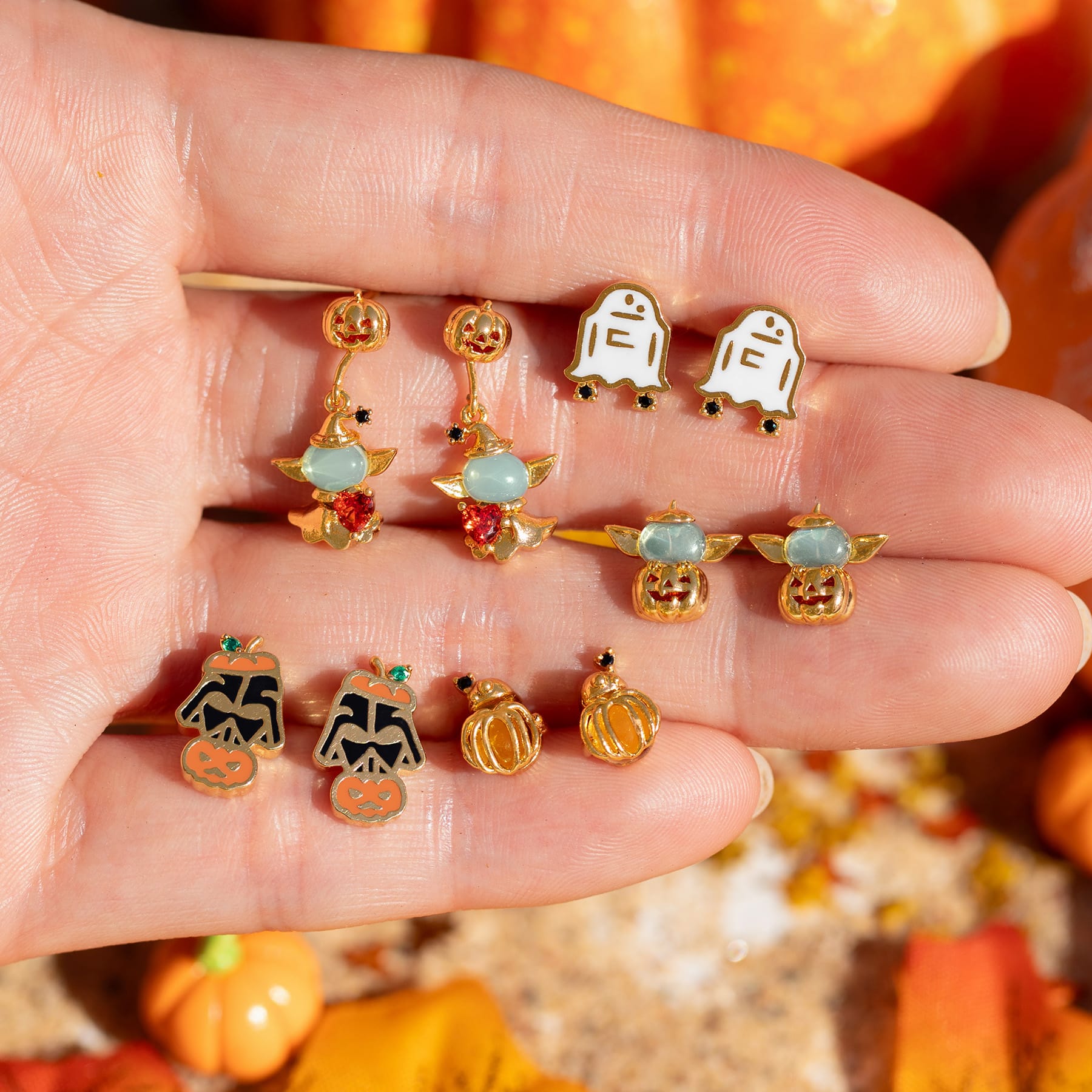 Star Wars™ Grogu™ Pumpkin Studs