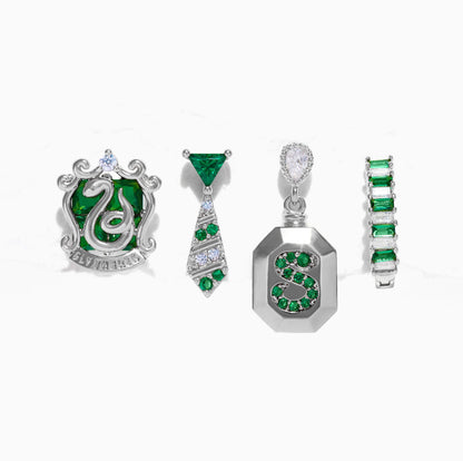 Harry Potter Slytherin House Earring Set