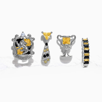 Harry Potter Hufflepuff House Earring Set