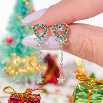 Disney Deck the Halls Dangle Earrings