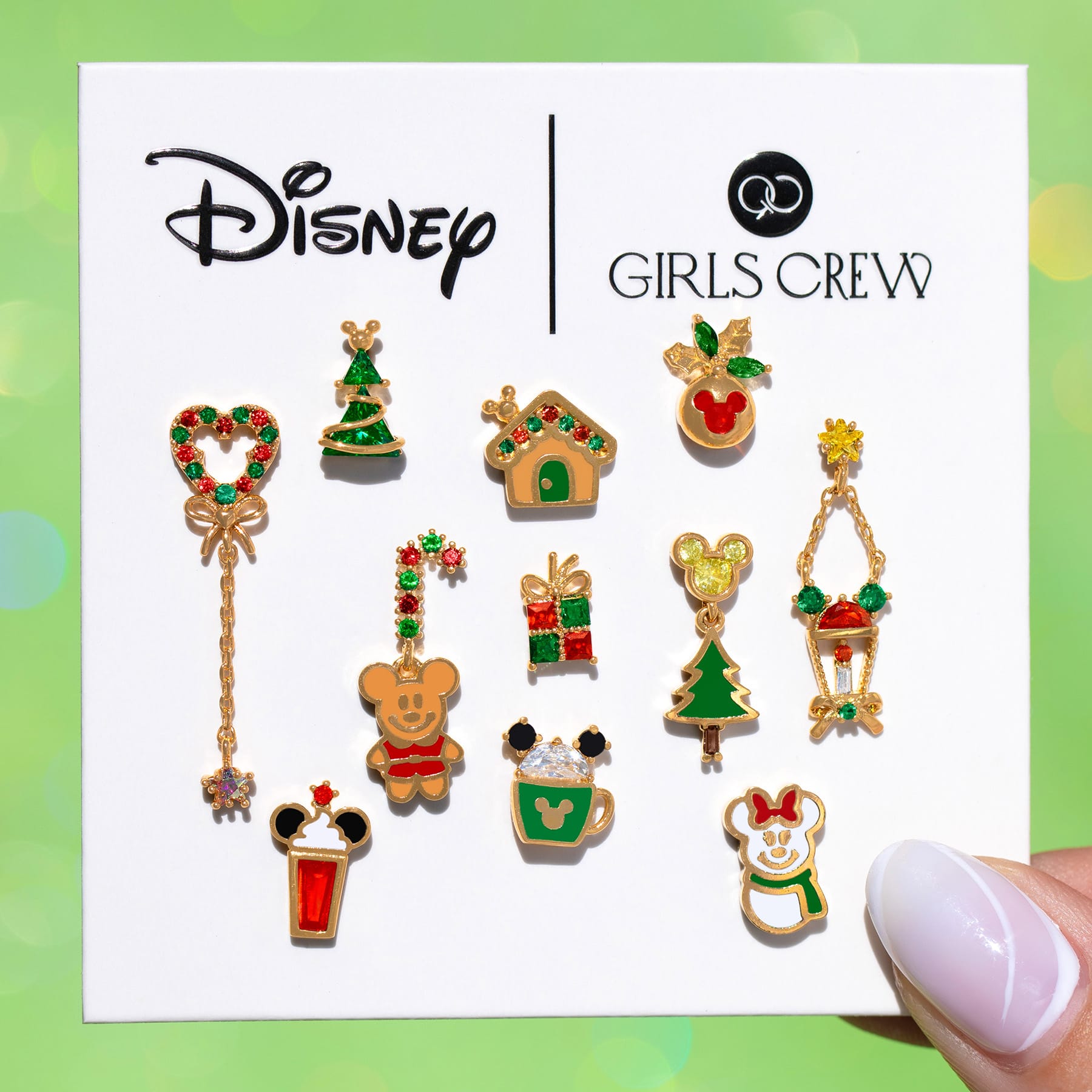 Disney Deck the Halls Dangle Earrings