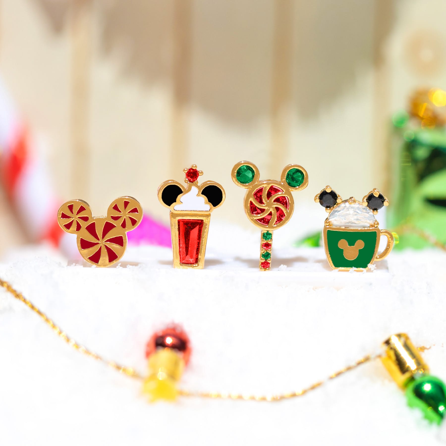 Disney Mickey's Merry Munchies Earring Set