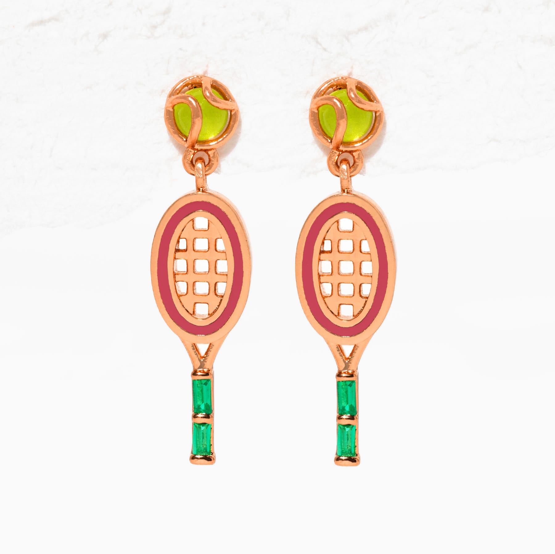 Game, Set, Match Dangle Earrings