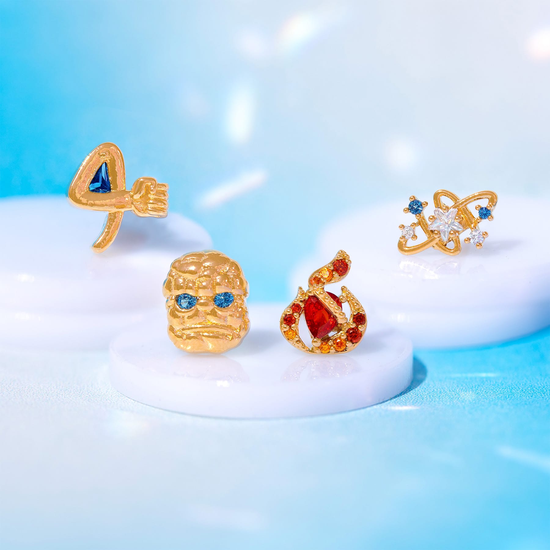 Marvel Studios The Fantasic Four Earring Set