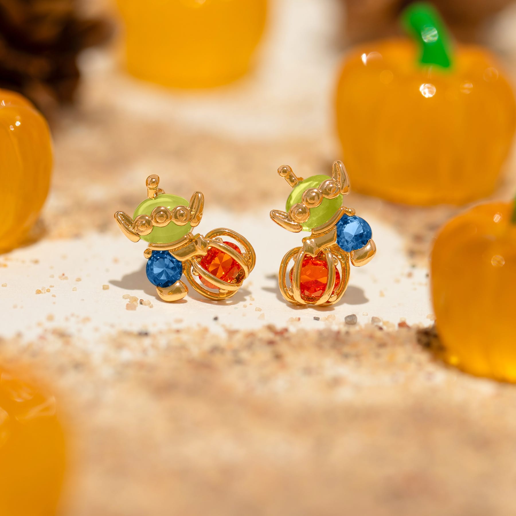 Pixar Toy Story Alien Pumpkin Studs
