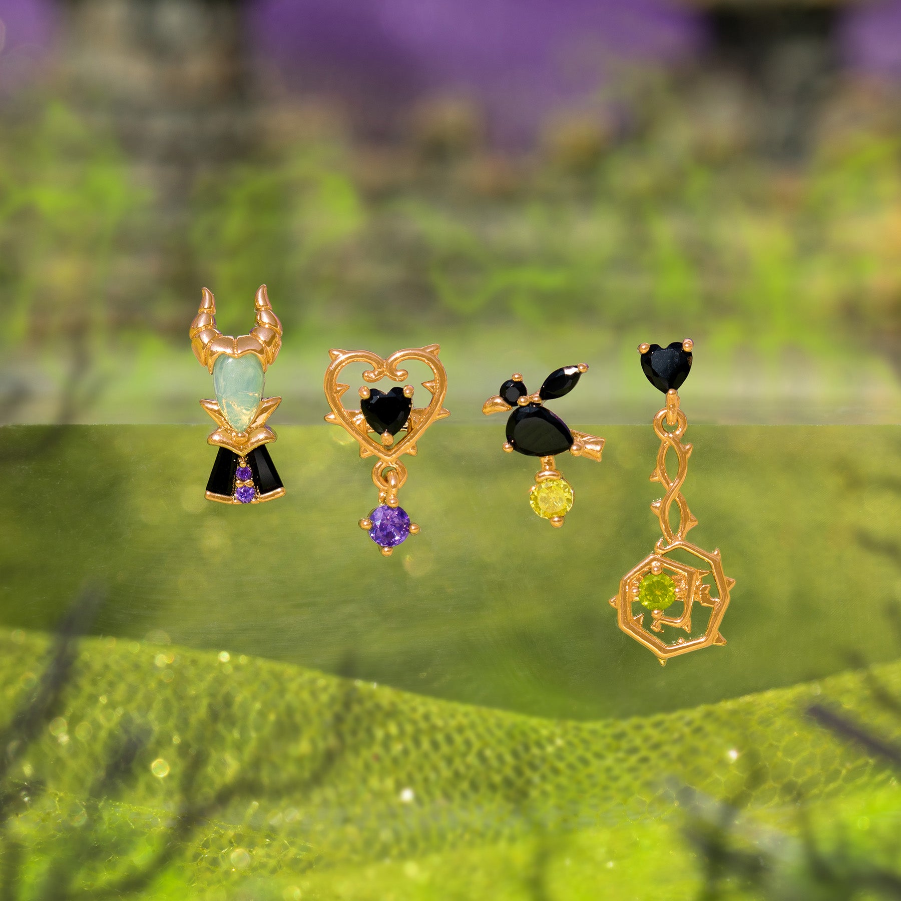 Disney Maleficent Earring Set