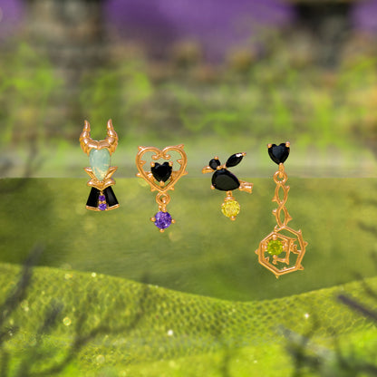 Disney Maleficent Earring Set