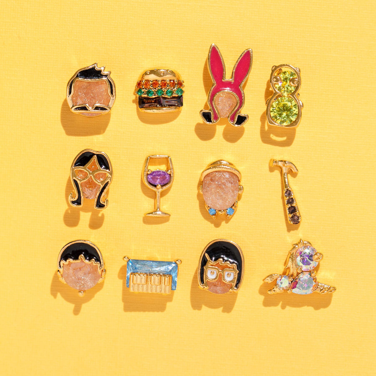 Bob's Burgers Gene & Tina Stud Set