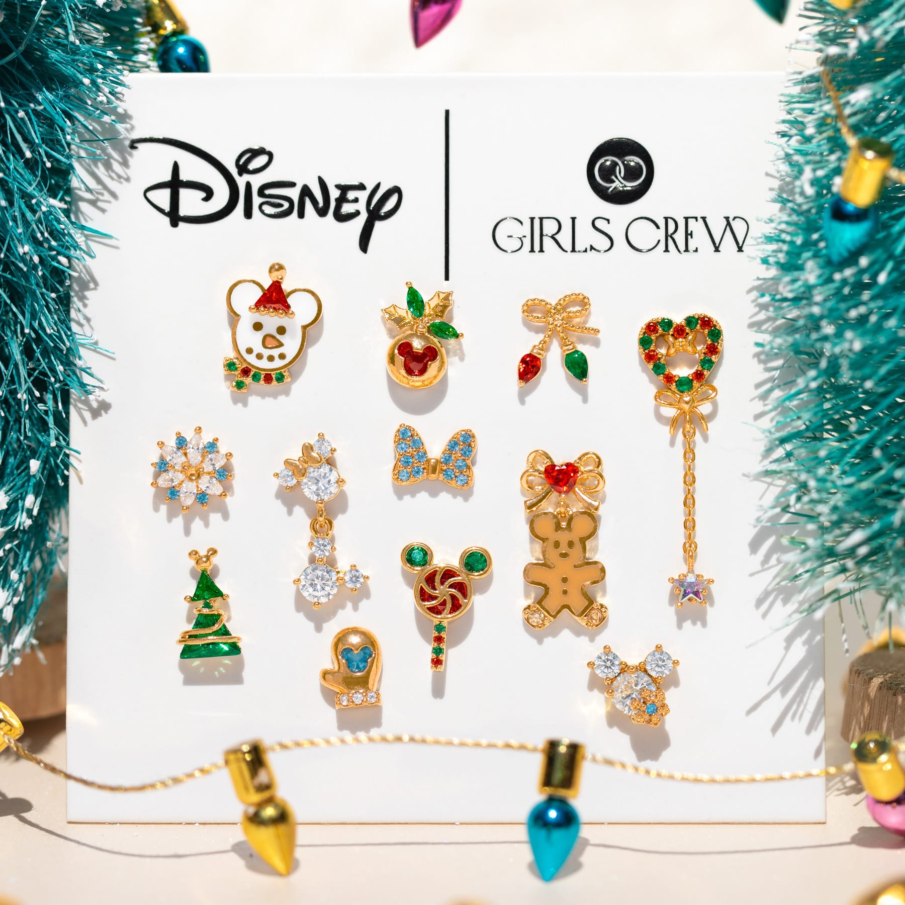 Disney Snow Day Earring Set