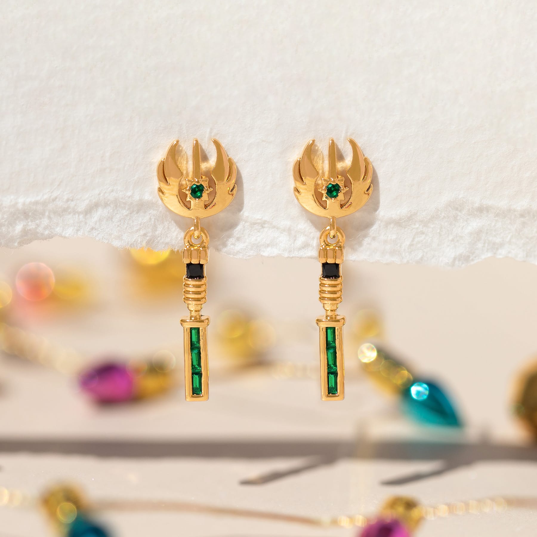 Star Wars™ Jedi Lightsaber Dangle Earrings