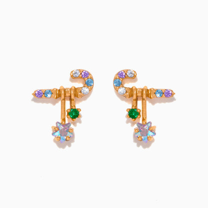 Candy Cane Studs
