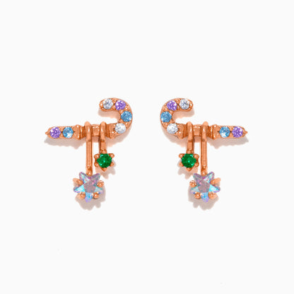 Candy Cane Studs