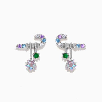 Candy Cane Studs