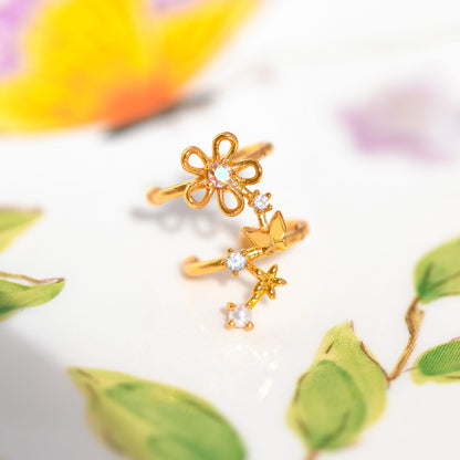 Flower Lane Ear Cuff Crawler