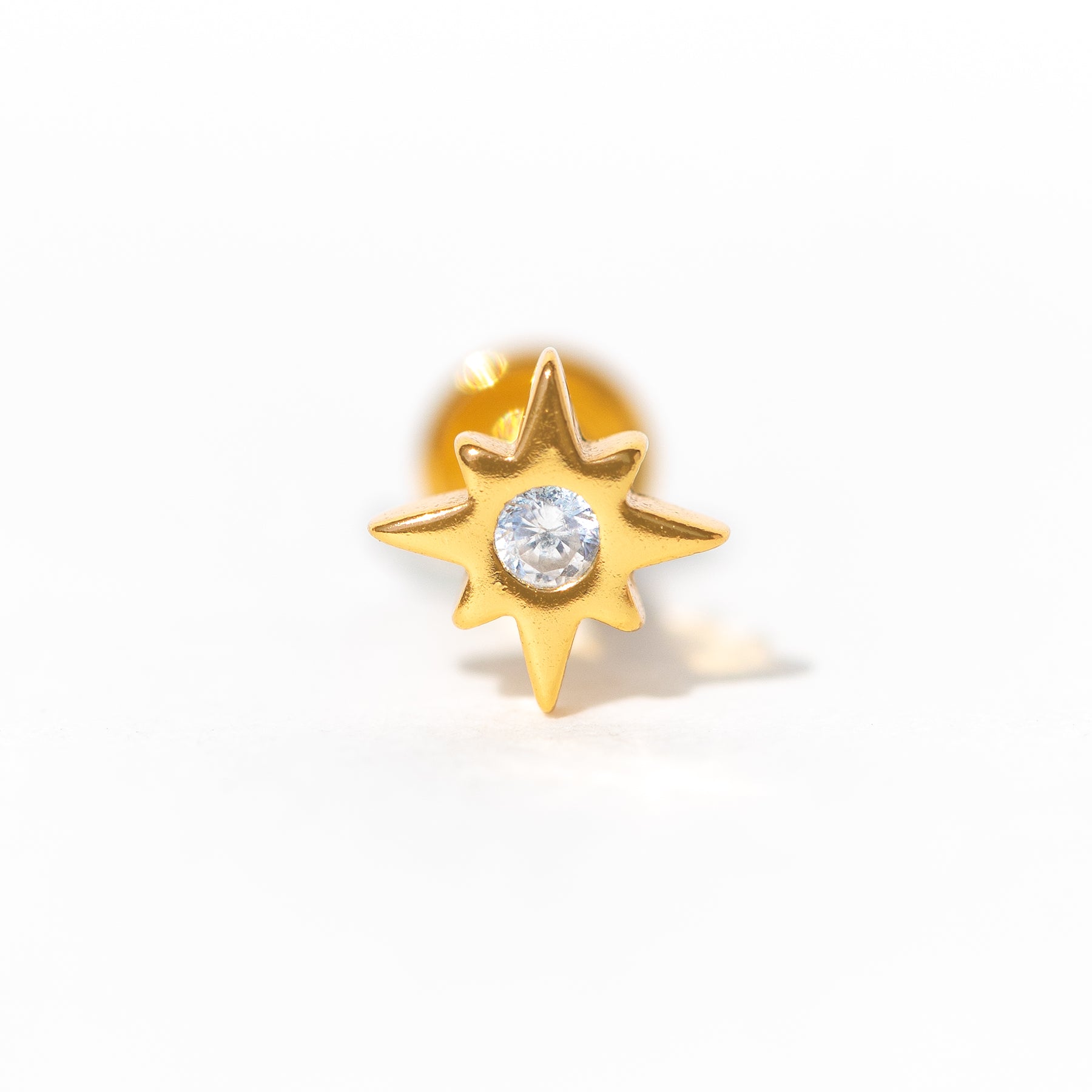 Star Bright Flat Back Earring