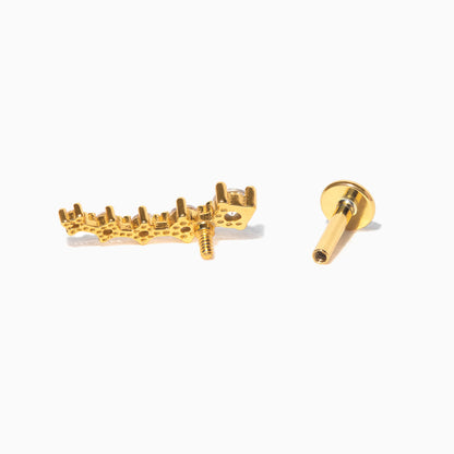 Estella Ear Crawler Flat Back Earring