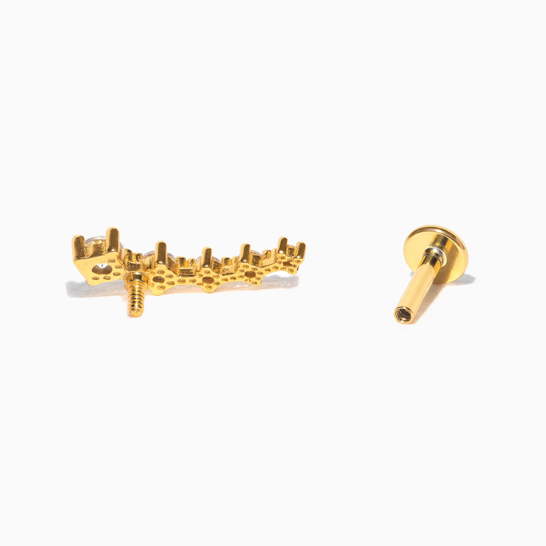 Estella Ear Crawler Flat Back Earring