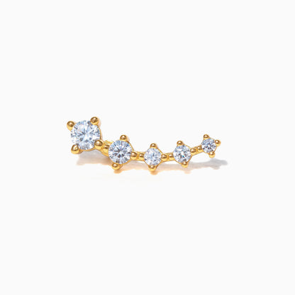 Estella Ear Crawler Flat Back Earring