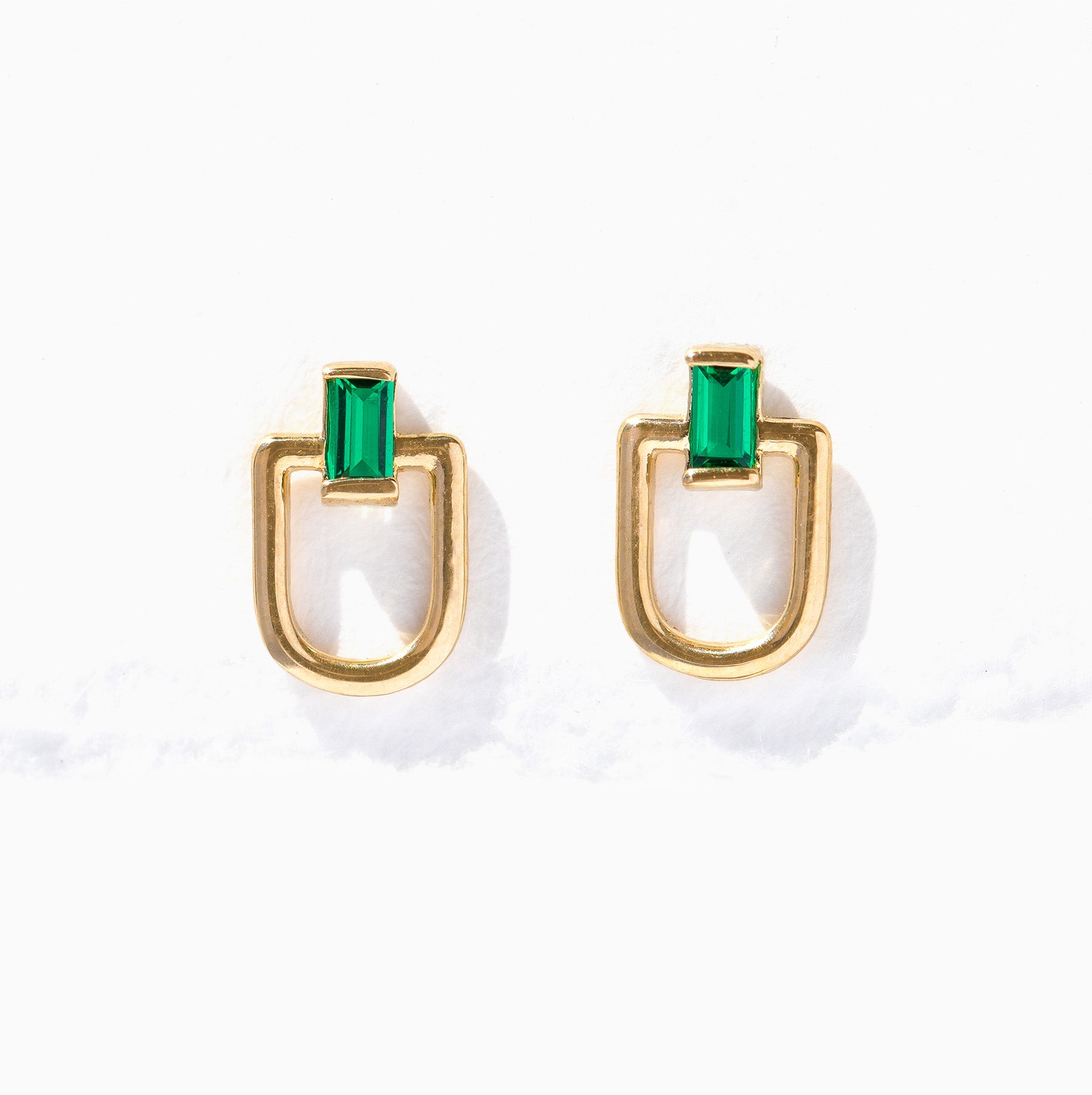 Fine Vintage Emerald Earrings