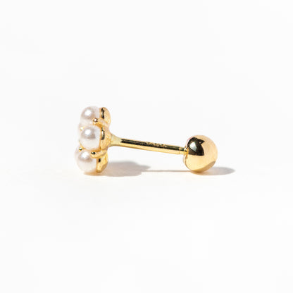 Fine Flora Ball Back Stud