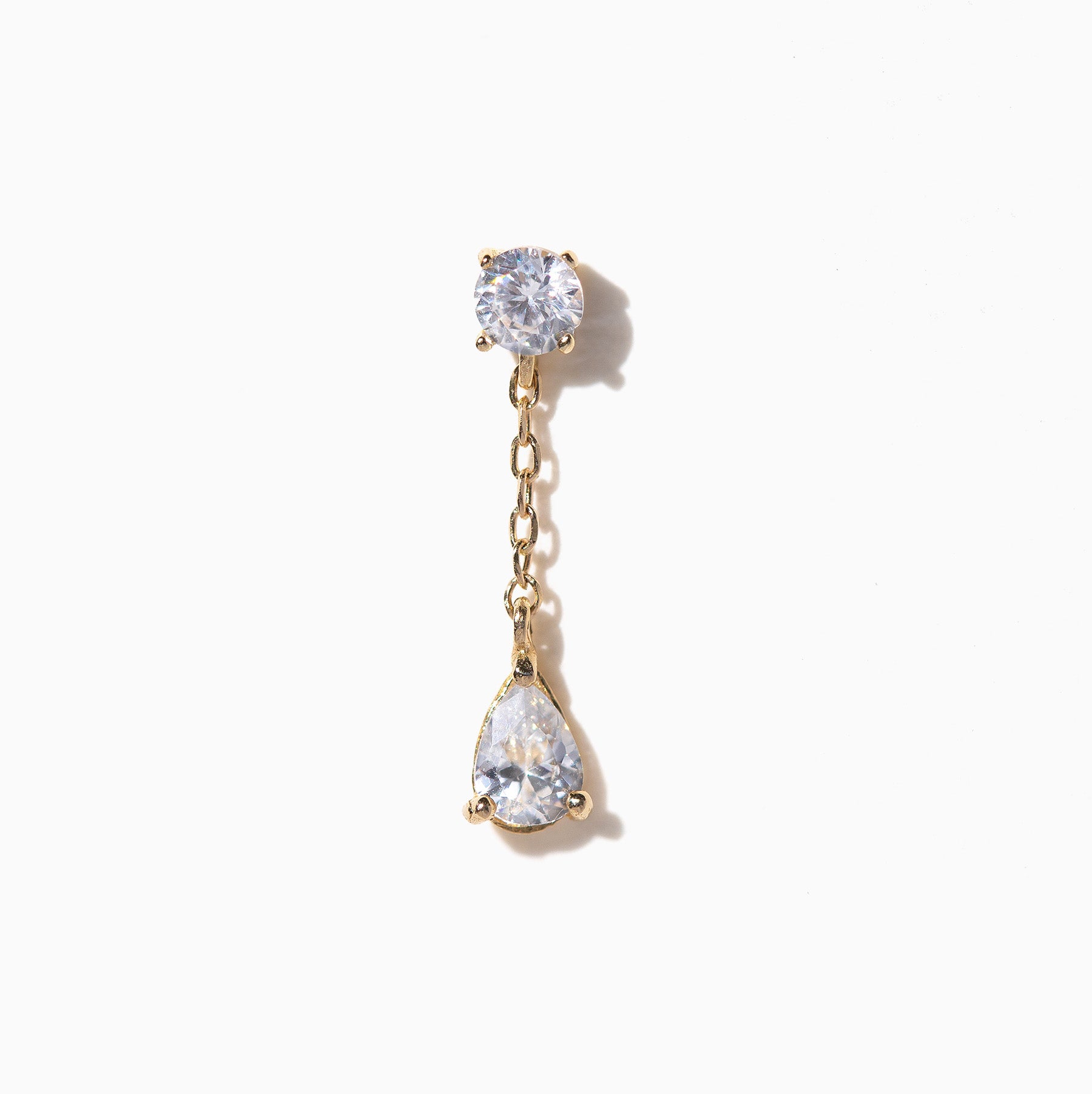 Fine Allure Dangle Ball Back Stud