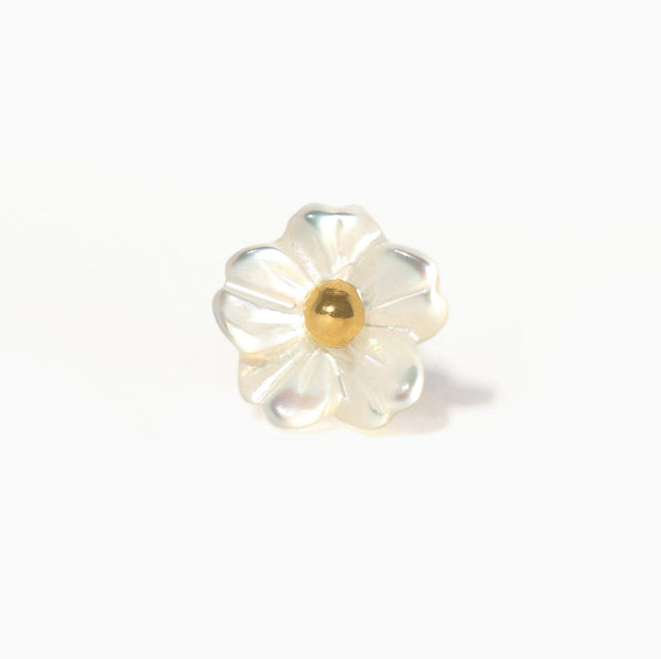 14k Solid Gold Oopsie Daisy Ball Back Stud – Girls Crew