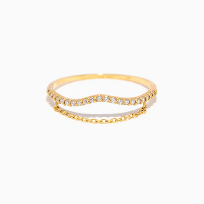 14k Solid Gold Winslet Ring