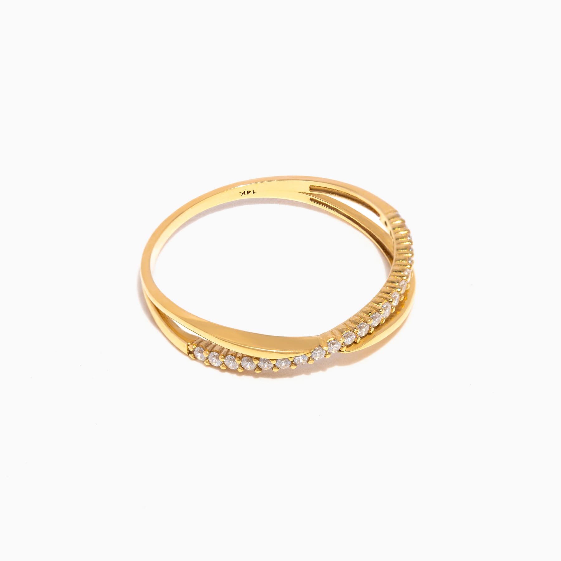 14k Solid Gold Etta Ring