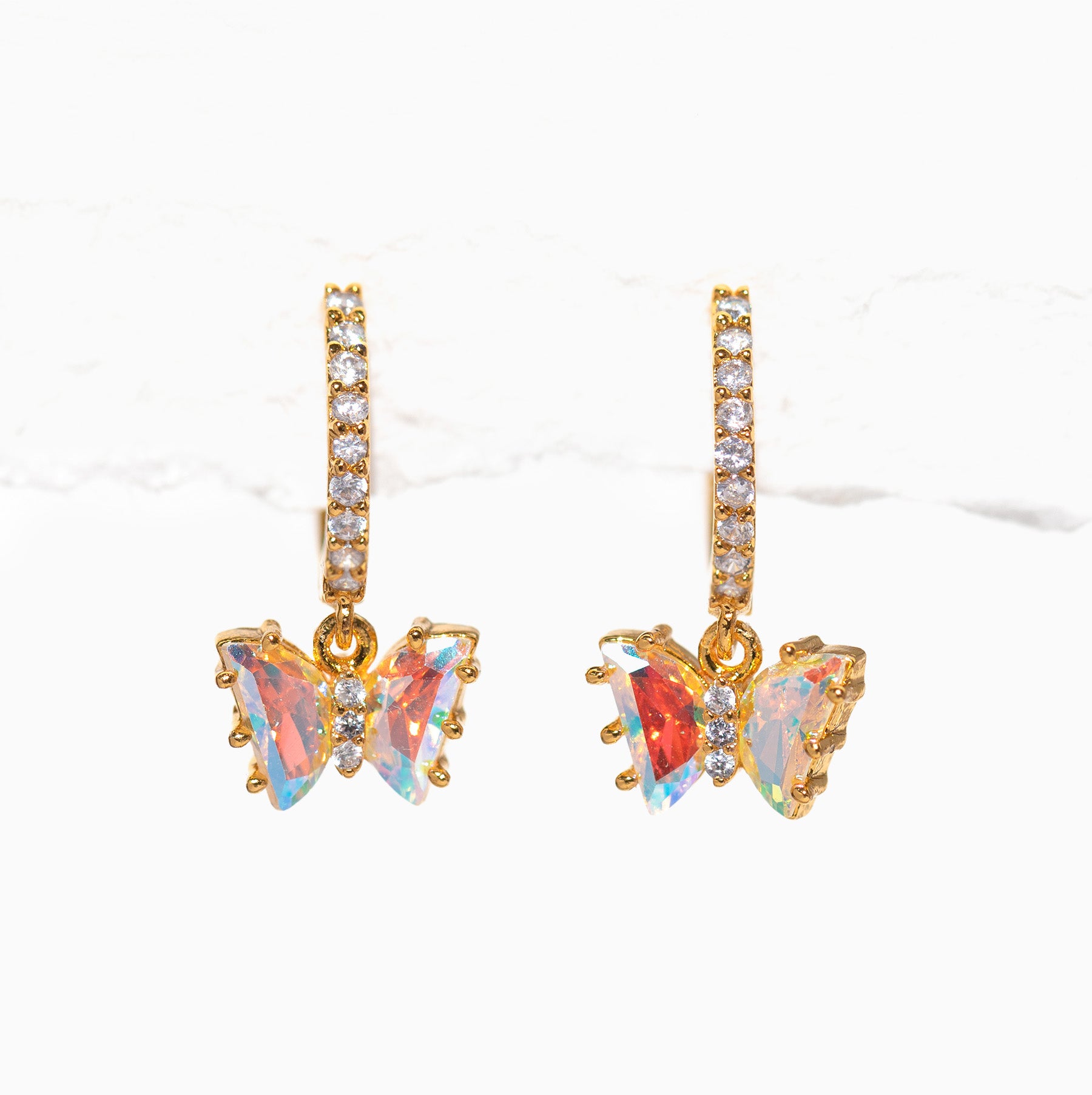 Iridescent Flutter Love Hoops