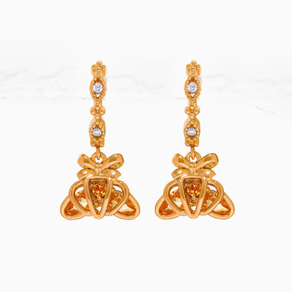 Croissant Dangle Hoops