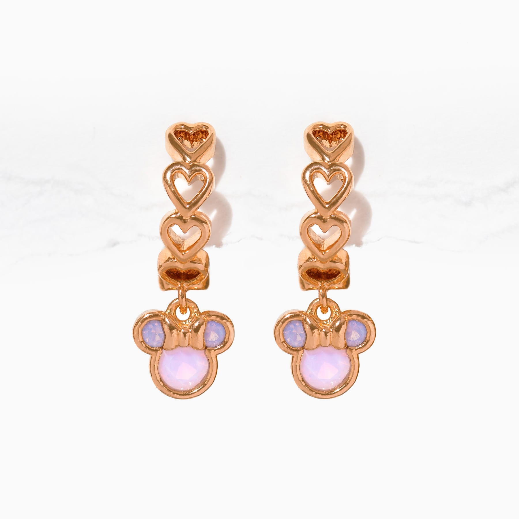 Disney Love Linked Minnie Mouse Hoops